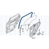 Borracha Canaleta Vidro Porta Traseira Lado Esquerdo Hyundai New Tucson 2017 A 2021
