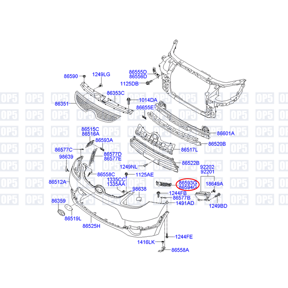 Suporte Parachoque Dianteiro Lado Direito Hyundai Veracruz 2006 A 2012
