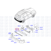 Suporte Parachoque Traseiro Hyundai Tucson 2004 A 2016