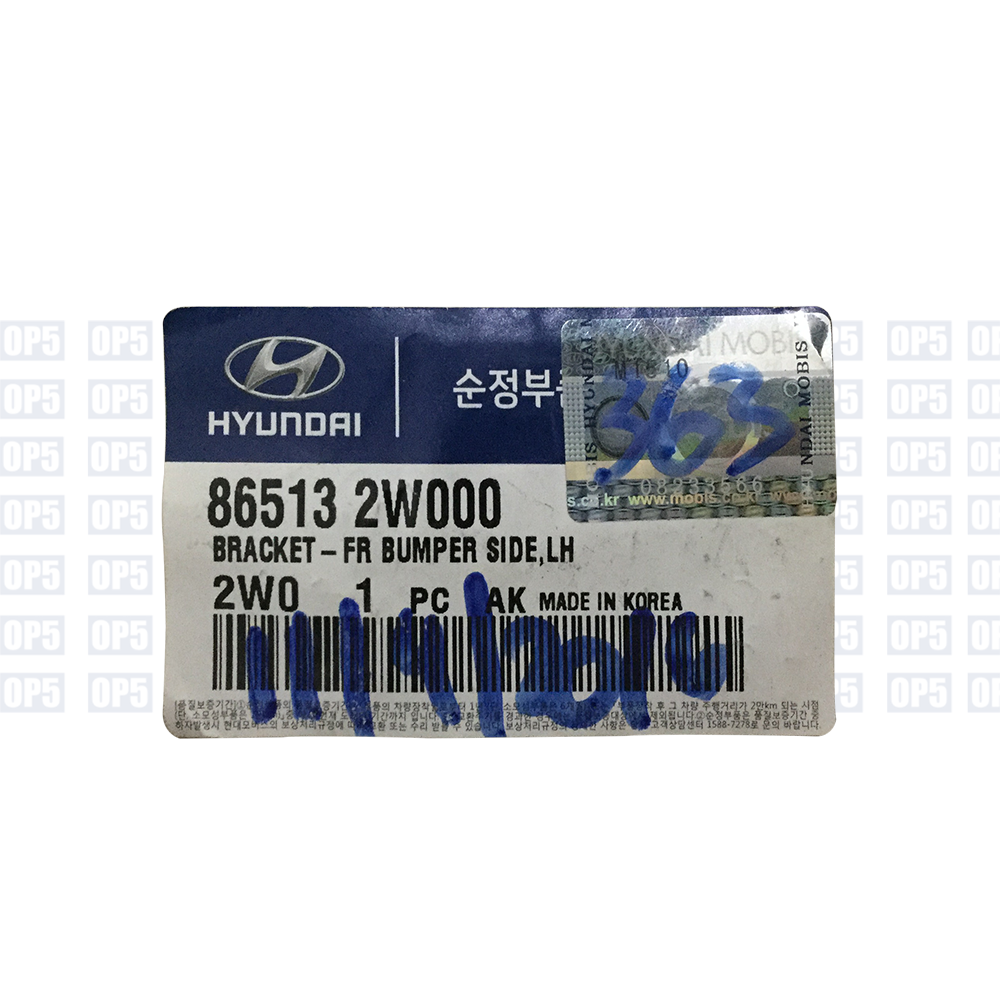 Suporte Paralama Dianteiro Lado Esquerdo Hyundai Santa Fe 2014 A 2018