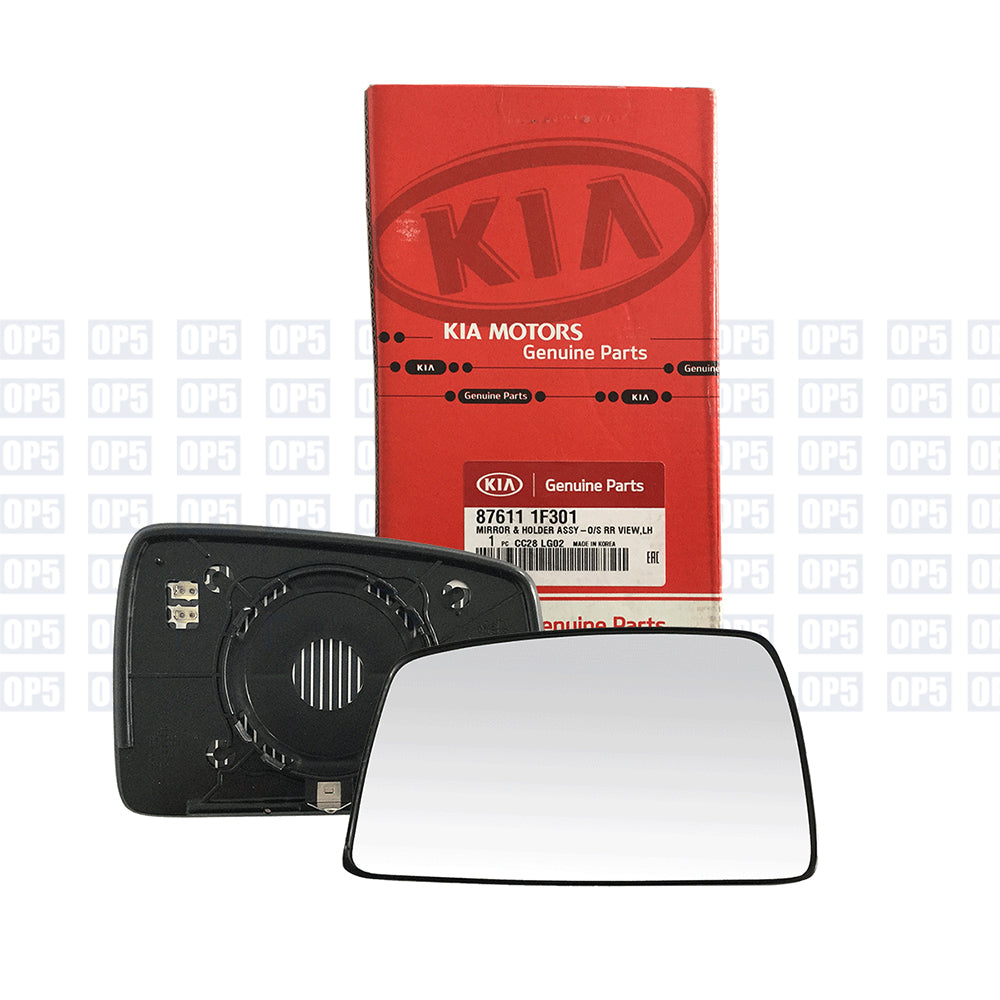 Lente Espelho Retrovisor Lado Esquerdo Kia Sportage 2005 A 2008